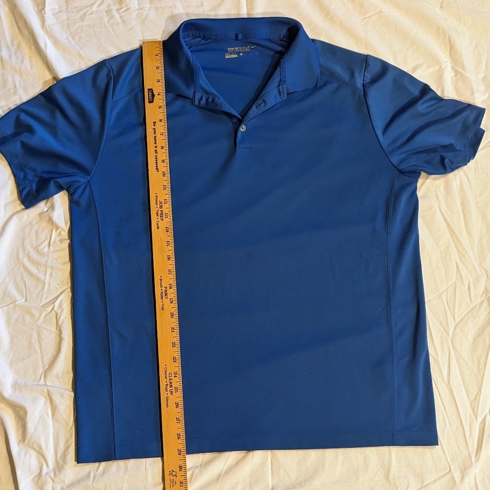 Men's Blue Nike Dry Fit Golf Tour Performance Short Sleeve Polo Shirt | … - Picture 5 of 7